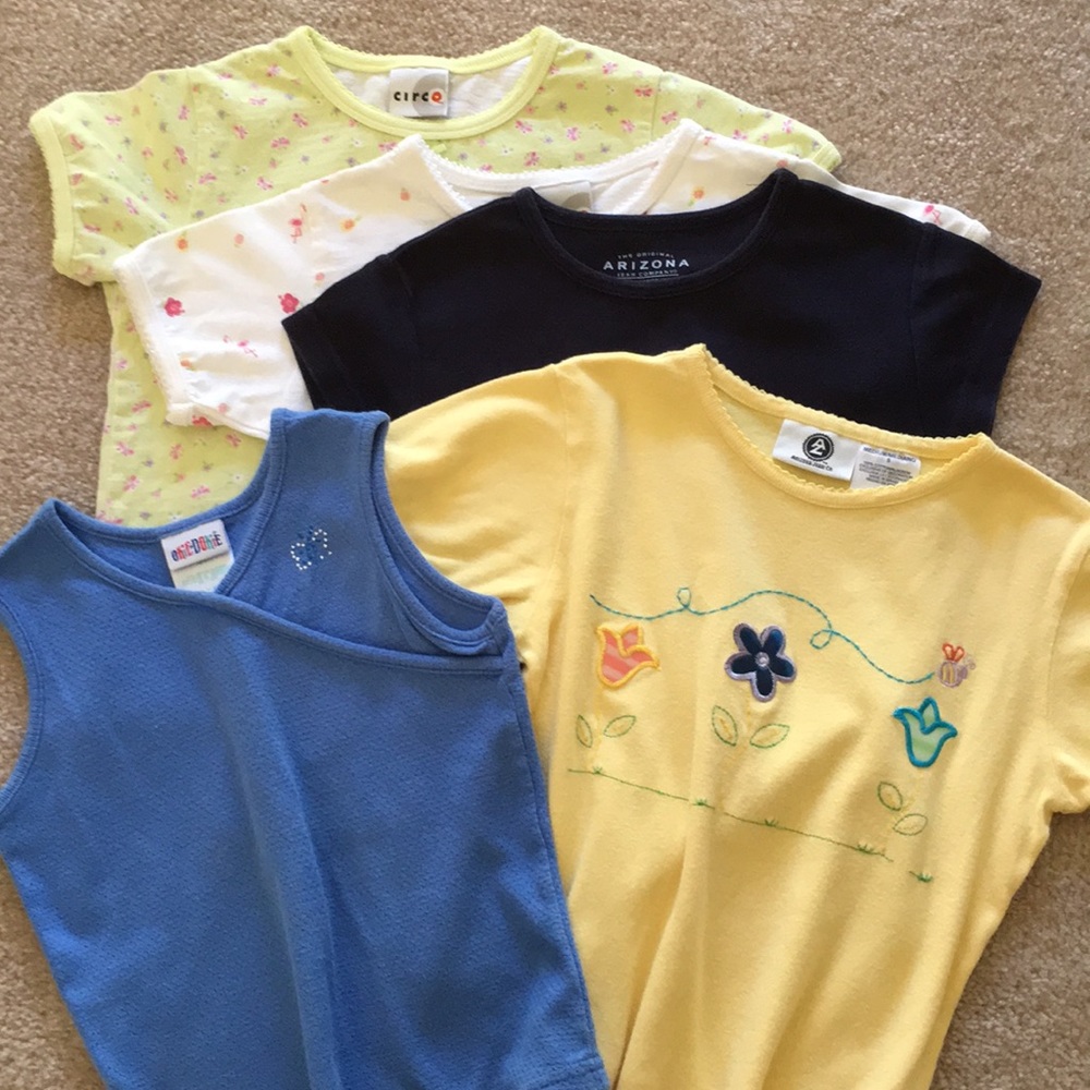 6 PC BUNDLE: Cotton Tops and Jeans - Picture 2 of 7